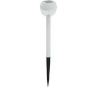 Lampe de jardin en plastique à LED alimentée par énergie solaire 1 pièce