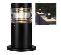 Lampe de Jardin Exterieur, Borne lumineuse, IP65 Etanche Eclairage, douille E27, pour les chemins, pelouses,Ampoule non Incluse (B)