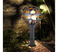 Lampe de Jardin Lampadaire Boule Terrasse Extérieur Cour à Pied 45 CM
