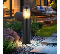 Lampe De Jardin Lampe À Poser LED Lampe De Terrasse En Acier Inoxydable H 50 Cm