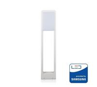 Lampe De Jardin Led 10W Fixation Au Sol Chip Samsung V-TAC VT-33-W Blanc 6400K