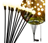 Lampe de jardin solaire Firefly 10 LED, 41 cm avec piquet de terre abeilles lampe d'arbre solaire avec boules BLIXTAR