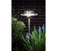 Lampe de jardin solaire Paulmann Ufo 0.2 W acier inoxydable, transparent(e) 55 cm