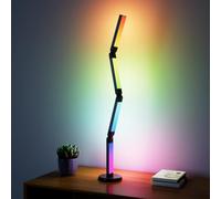 Lampe de Jeu RGB Intelligente, Lampe Bureau LED avec Effets D'éclairage Multiples, Sync avec Musique, Contrôle via APP et Télécommande, Lumière D'ambiance pour TV, PC, Décoration de Chambre, Bureau