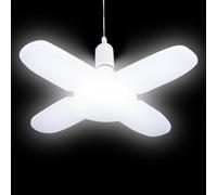 LAMPE DE LAMPE DE GARAGE LED-LAMPE ARTIQUE DU BRIGHT AVEC LA VERSION E27, 40 perles LED, 6500k Lumière de plafond blanc froi