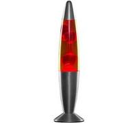 Lampe de Lave Rouge Magma fusée Vintage année 70 + ampoule de rechange - Straße Tech ® Rouge G