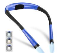 Lampe de lecture à Led rechargeable pour le cou | Glocusent - bleu