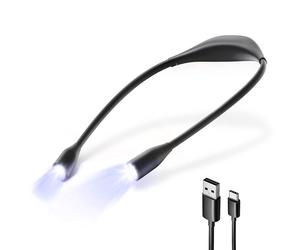 Lampe de lecture de cou rechargeable 3 couleurs 3 intensités