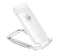 Lampe de lecture en forme de livre rechargeable par USB - Lumières LED à clipser pour livres au lit - 3 niveaux de luminosité réglables - Protection des yeux - Col à 350° - Léger et facile à