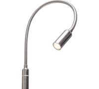 lampe de lecture LED 3W Lampe de chevet Lampe de lecture à intensité variable Lot de 1 chrome