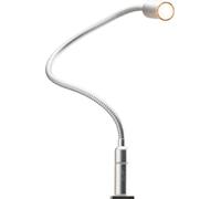 lampe de lecture LED 3W Lampe de chevet Lampe de lecture à intensité variable Lot de 1 gris argenté