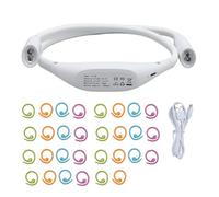 Lampe de Lecture LED pour le Cou, Rechargeable, Réglable à 360 Degrés, pour la Lecture, le Tricot, le Camping et la Réparation