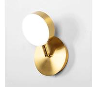 Lampe de Lecture Murale à LED avec Bras pivotant réglable, en Laiton Antique, idéale pour Un Couloir, Une Chambre à Coucher, Une Table de Chevet, Un Couloir ou Une bibliothèque, 5 W