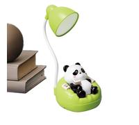 Lampe de lecture Panda, lampe de table Panda - Lire des livres Panda Light | Ornement de veilleuse animale à intensité variable, lampe de bureau de lecture LED Rechargeable avec tiroir, 3 Modes d'écla