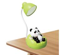 Lampe de lecture Panda, lampe de table Panda - Lisez des livres de lumière Panda, lampes de table rechargeables de bureau, lumière panda pour livres de lecture d'intensité variable avec tiroir, 3 m