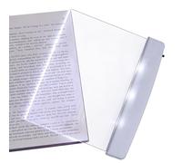 Lampe de lecture - Panneau LED détachable - Marque-page plat LED - pour lecteurs, lit, bureau, chevet, chambre à coucher, salon, bureau, école, dortoir, voyage, camping, nuit