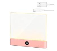 Lampe de lecture plate - 3 modes LED, lampe de lecture rechargeable pleine page | Lampe_de lecture_flexible pour chambre à coucher, bureau, étude, dortoir, collège, bibliothèque, travail, camping.