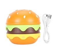 Lampe de Lecture pour Enfants Style Hamburger avec USB, Lumière Douce et Chaude pour la Maison, L'école, le Bureau, Col de Cygne Flexible, Matériau