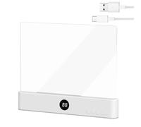 Lampe De Lecture Pour Livre - Réglable Avec Minuteur 3 Couleurs Panneau Transparent,Lampes De Lecture Pour Livres Au Lit | Pour Femmes Hommes Lecteurs Maison Voyage Dortoir Bureau École Chambre Bureau