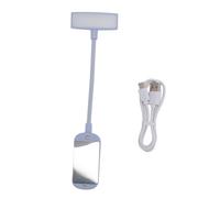 Lampe de Lecture pour téléphone Portable, Fixation magnétique, Rechargeable par USB, 3 Niveaux de luminosité réglables, Protection du Cou et des Yeux