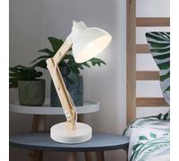Lampe De Lecture Rétro À Bras Mobile Pour La Chambre À Coucher Blanche