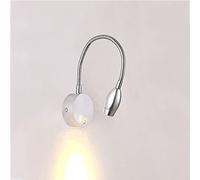 Lampe de Lecture, Spot de lit, Lampe de Chevet Murale à LED, Applique Murale Filaire avec Interrupteur, luminaires de Nuit pour Chambre à Coucher, col de Cygne, Longueur : 30 cm