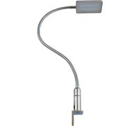 lampe de lit LED 4W Lampe de chevet Lampe de lecture flexible Lot de 1 chrome