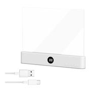 Lampe De Livre LED Intelligente | Lampe De Lecture De Livre Plat | Lampes De Lecture 3 Couleurs Pour Lire Au Lit | Veilleuses Programmées À Clipser, Cadeau Rechargeable Pour Enfant Et Étudiants