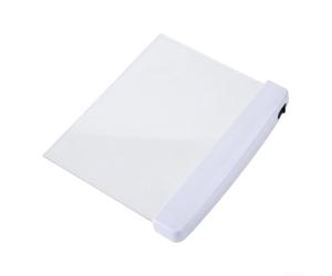 Lampe de livre LED plate intégrale protection des yeux Noir (1) | Éclairage intégral, LED douce pour les yeux, pas de scintillement, idéal pour la lecture nocturne au lit