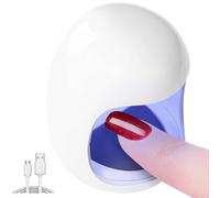 Lampe De Luminothérapie Pour Ongles, Lampe Uv Pour Ongles En Gel, Mini Lampe Uv Usb Pour Ongles, Lampe Solaire Led Pour Thérapie, Outils De Nail Art À Capteur Automatique