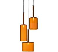 Lampe de lustre moderne à LED, Personnalité - Lampes suspendues en verre for comptoir de bar et café Lampe suspendue simple à 3 lumières, lustre suspendu