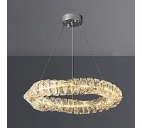 Lampe de Luxe en Cristal de Luxe, Lustre Rond de Haute qualité, Lustre en Cristal d'art Minimaliste Moderne, pour Lampes et lanternes d'étude de Chambre à Coucher de Salle à Manger de