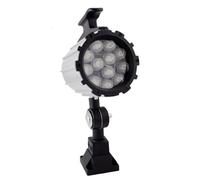 Lampe De Machine-outil Antidéflagrante,Tension Universelle 110-220 V,Haute Luminosité 120 Lumens/watt,Avec Col Flexible,Adaptée Aux Machines-outils CNC,Tours(Short arm,7w)
