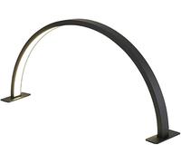 Lampe De Manucure en Forme De U à Anneau D’Arche, Lampe LED Demi-Lune à Gradation Continue, Lampe à Cils Demi-Lune LED 35w, Lumière D’esthéticiennes Dimmable, pour Sa, Black