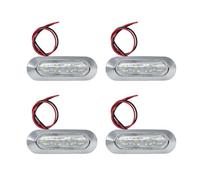 Lampe de marche RGBW Marine LED Lampe de courtoisie avec lentille ovale transparente et design câblé pour cabine pont console bateau éclairage intérieur marin lampe de courtoisie console Step Deck