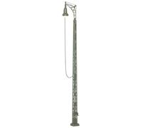 Lampe de mât à grille Viessmann 6389 H0, LED blanc chaud