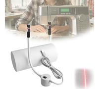 Lampe De Matelassage Magnétique Pour Machine à Coudre,Guide De Vision Laser,Fixation Magnétique Réglable,Outil D'aide à La Couture Et Au Matelassage Mains Libres Pour Broderie Patchwork (Rayure)