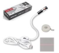 Lampe de matelassage magnétique pour machine à coudre, lumière de matelassage avec point réglable/ligne droite/réticule, obtenez sans effort des coutures ultra précises (ligne, B)