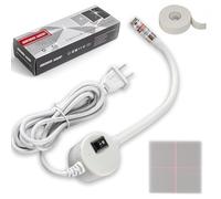 Lampe de matelassage magnétique pour machine à coudre, lumière de matelassage avec point réglable/ligne droite/réticule, obtenez sans effort des coutures ultra précises (croix, A)