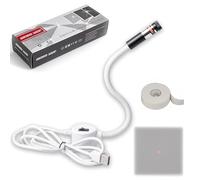 Lampe de matelassage magnétique pour machine à coudre, lumière de matelassage avec point réglable/ligne droite/réticule, obtenez sans effort des coutures ultra précises (point, B)