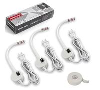 Lampe de matelassage magnétique pour machine à coudre, lumière de matelassage avec point réglable/ligne droite/réticule, obtenez sans effort des coutures ultra précises (3 pièces, A)