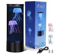 Lampe de méduse aonesy lampes à lave couleur changeante lampe méduse aquarium lampe d'ambiance lampes à lave pour enfants chambre noël cadeau