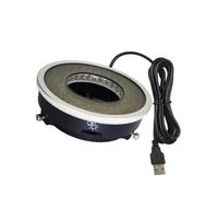 Lampe de Microscope d ' évaluation de Bijoux, Lampe USB polarisée avec contrôle continu de la luminosité et éclairage rapproché pour Surfaces réfléchissantes Lumière de Microscope USB polarisée à