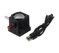 Lampe de microscope, rechargeable par USB, lampe de microscope biologique, éclairage de base à luminosité réglable pour microscopes de laboratoire (A)