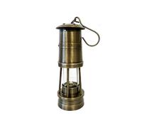 Lampe de mineur décorative en laiton vieilli 22 cm