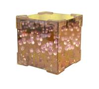 Lampe De Miroir Cube Tulipe - Lumière De Nuit De Tulipes | Miroirs De Chevet Lampes Décor De Bureau | Lumières De Table De Fleurs | Faire De Ambients Flowers Night Light For Women & Gi