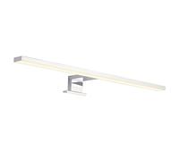 Lampe de miroir de salle de bain créative, éclairage avant de miroir de commode en métal de couleur chromée, lampe de miroir d'éclairage décoratif LED moderne 3000K, applique murale de miroir de beaut