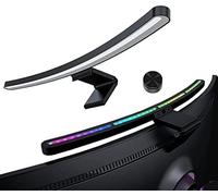Lampe de Moniteur d'ordinateur pour Moniteur incurvé/Moniteur Plat, Barre Lumineuse de Moniteur d'écran USB de 55 cm avec rétroéclairage RVB, télécommande Tactile sans Fil, Lampe de Bureau à