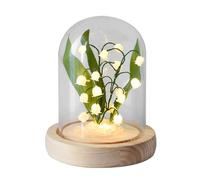 Lampe de muguet à faire soi-même, veilleuse de chambre à coucher, fleurs artificielles, bureau, décoration de la maison, lampe alimentée par batterie, kit de matériel, décoration de chambre pour femme