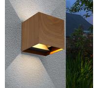 Lampe de Mur Extérieur Jardin Aspect Bois LED Haut Bas Luminaire Terrasses [EEK: Nicht bewertet]